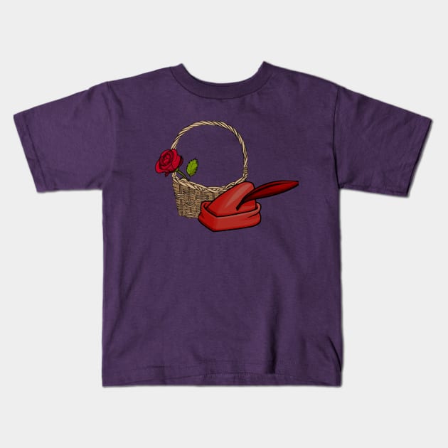 Briar Rose Kids T-Shirt by duchessofdisneyland